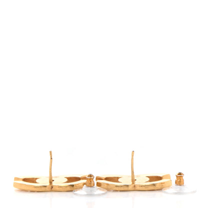 Chanel Metal Along The Nile CC Earrings Gold 4 of 5