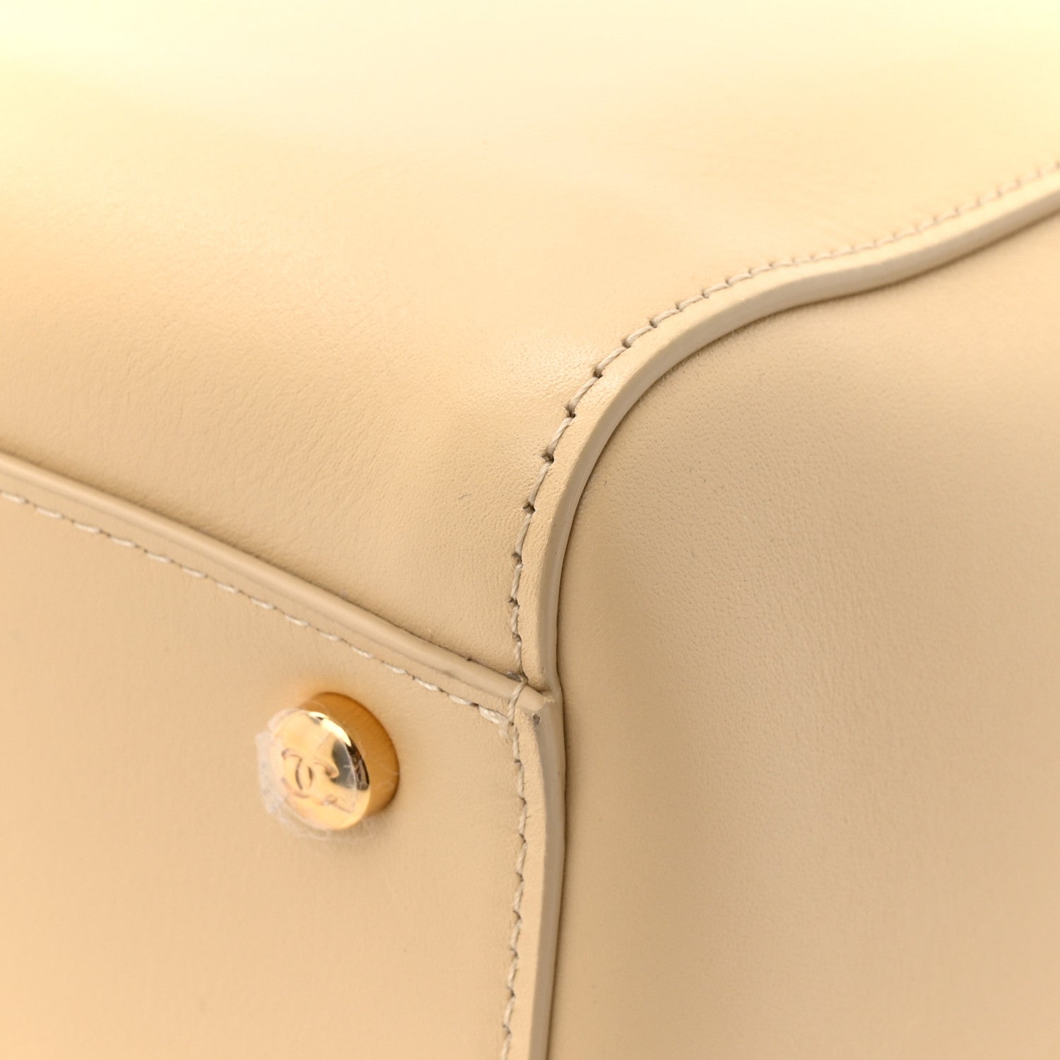 Chanel Calfskin Archetype Small Shopping Tote Beige 11 of 12