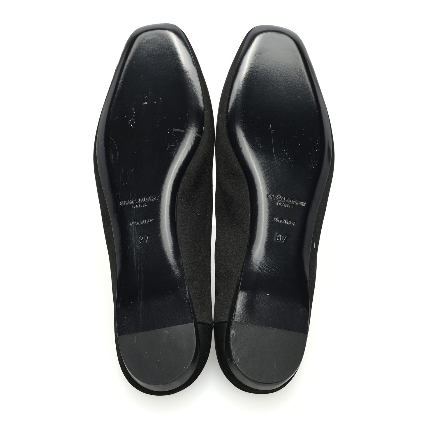 Crepe Satin Lido Slip On Mule 37 Black