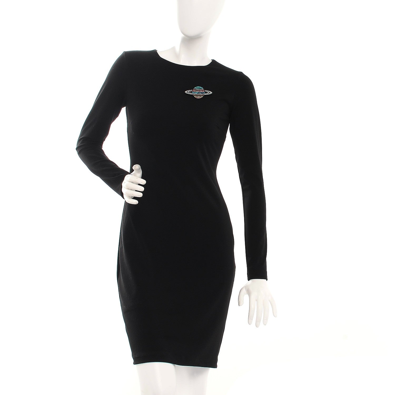 Chanel Glittered Resin Strass Planet Brooch Silver Blue Pink 2 of 5