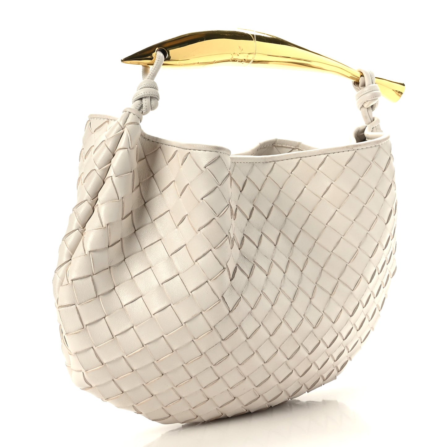 Nappa Intrecciato Sardine Bag Chalk