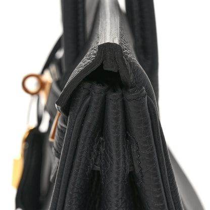 Hermes Togo Birkin 25 Black 12 of 13