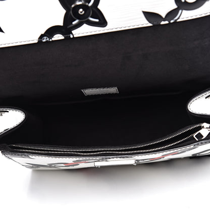 Louis Vuitton Epi Chain Flower Print Cluny BB White 5 of 10