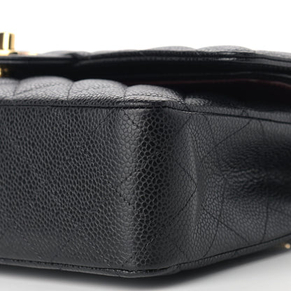 Chanel Caviar Quilted Medium Double Flap Black 8 of 9