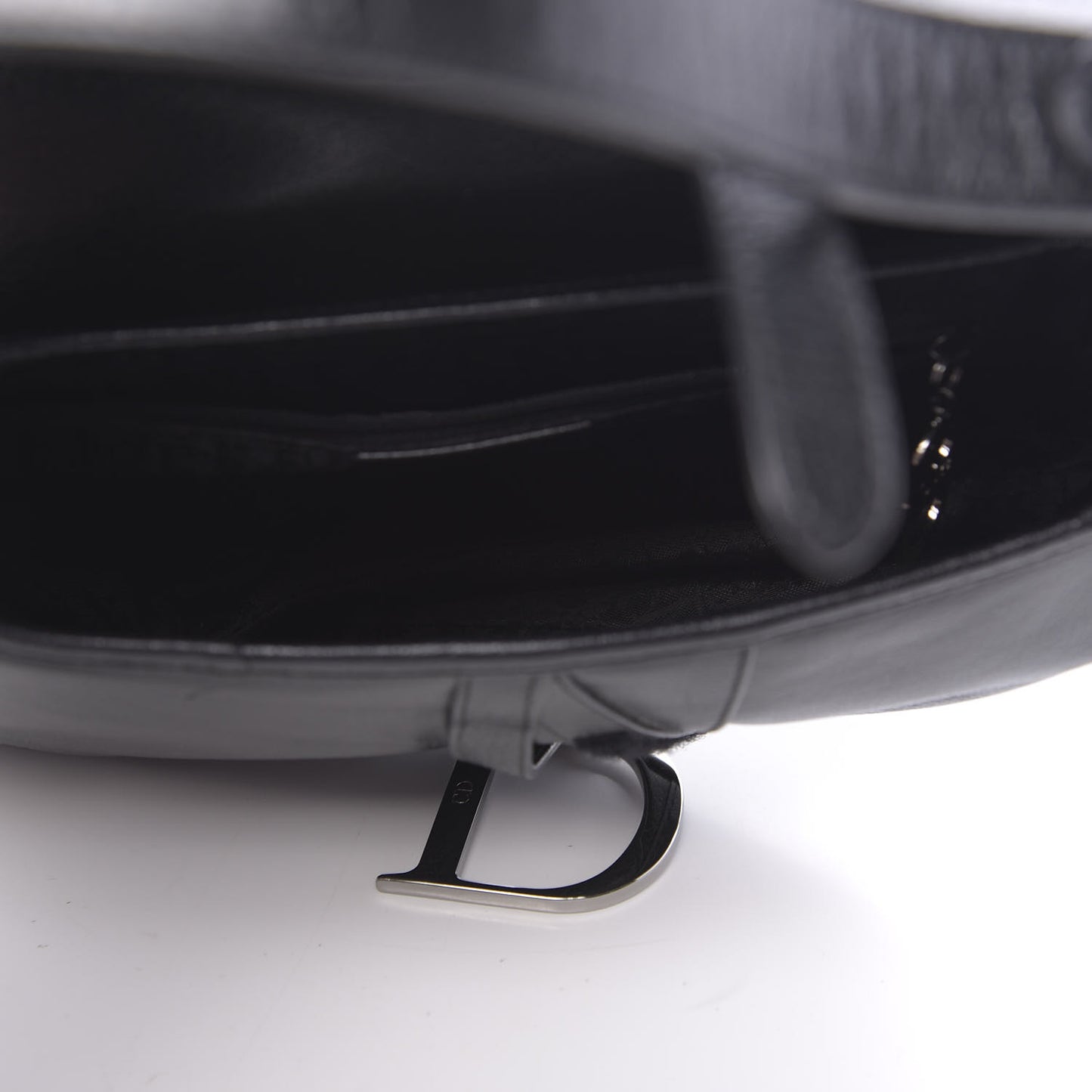 Calfskin Saddle Bag Black