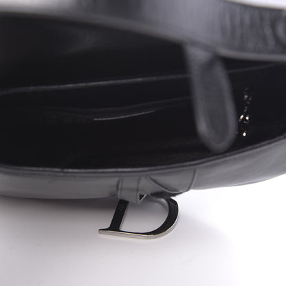 Christian Dior Calfskin Saddle Bag Black 5 of 10