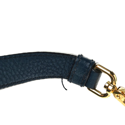 Prada Vitello Daino Top Handle Bag Baltico 9 of 9