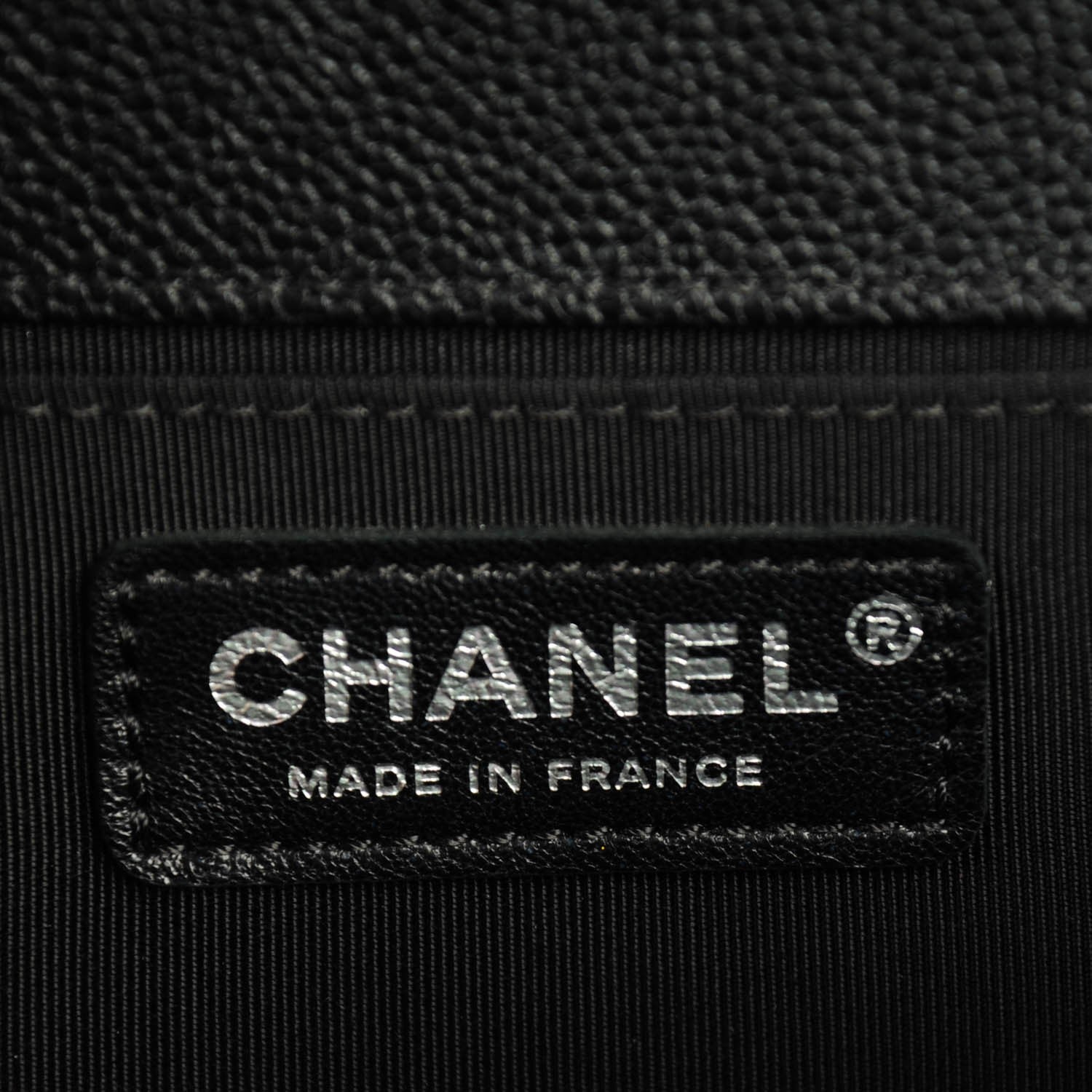 Chanel Caviar Quilted Medium Boy Flap Black 6 of 7