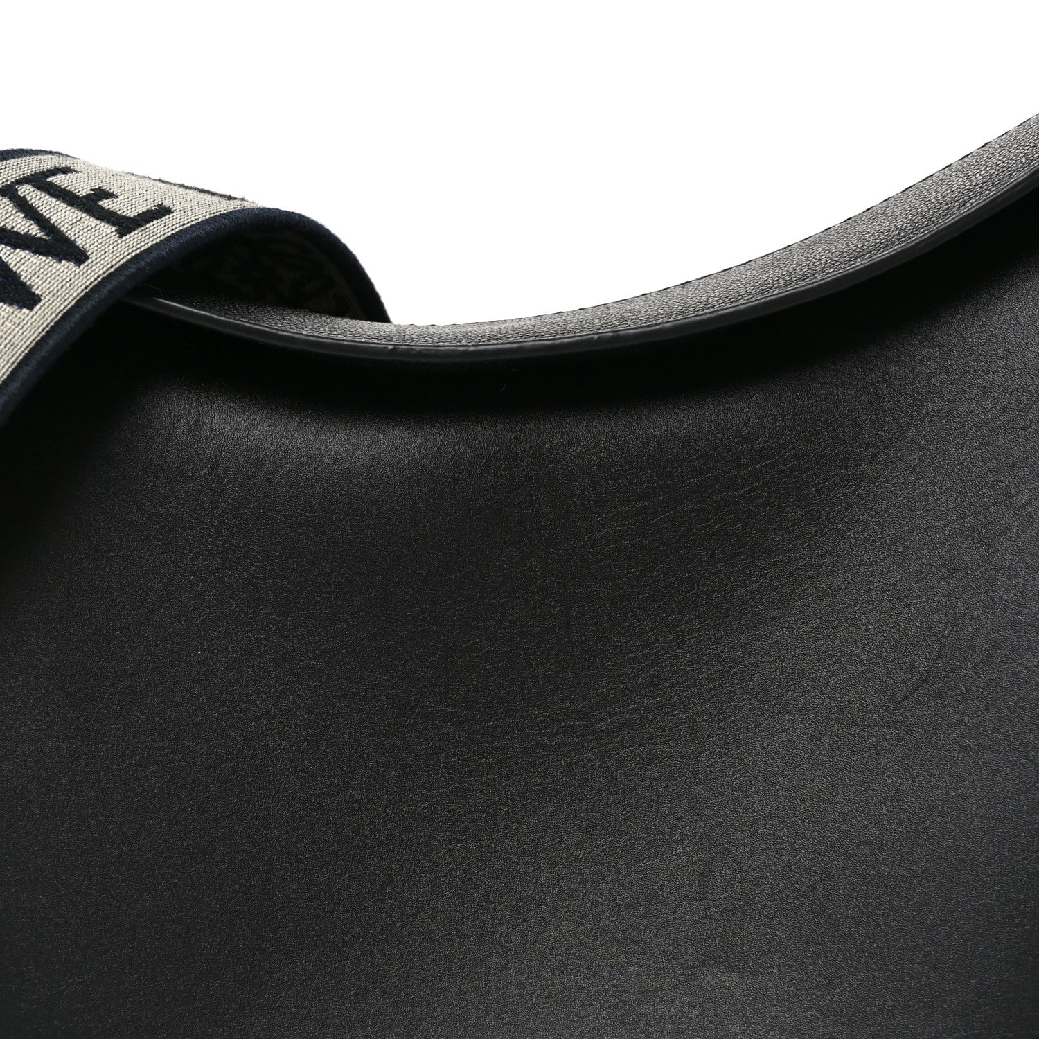 Loewe Satin Calfskin Jacquard Luna Bag Black 7 of 9