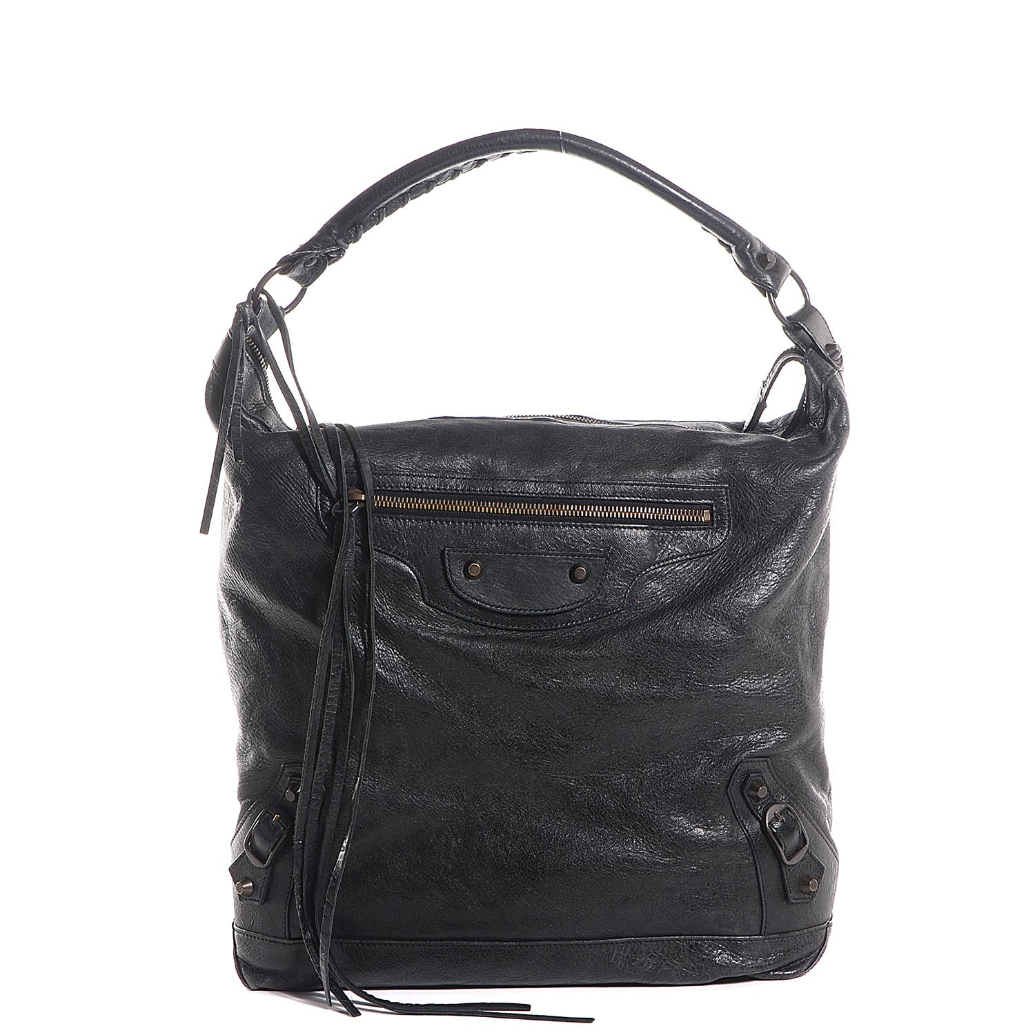 Balenciaga Agneau Classic Hardware Day Hobo Black 1 of 11