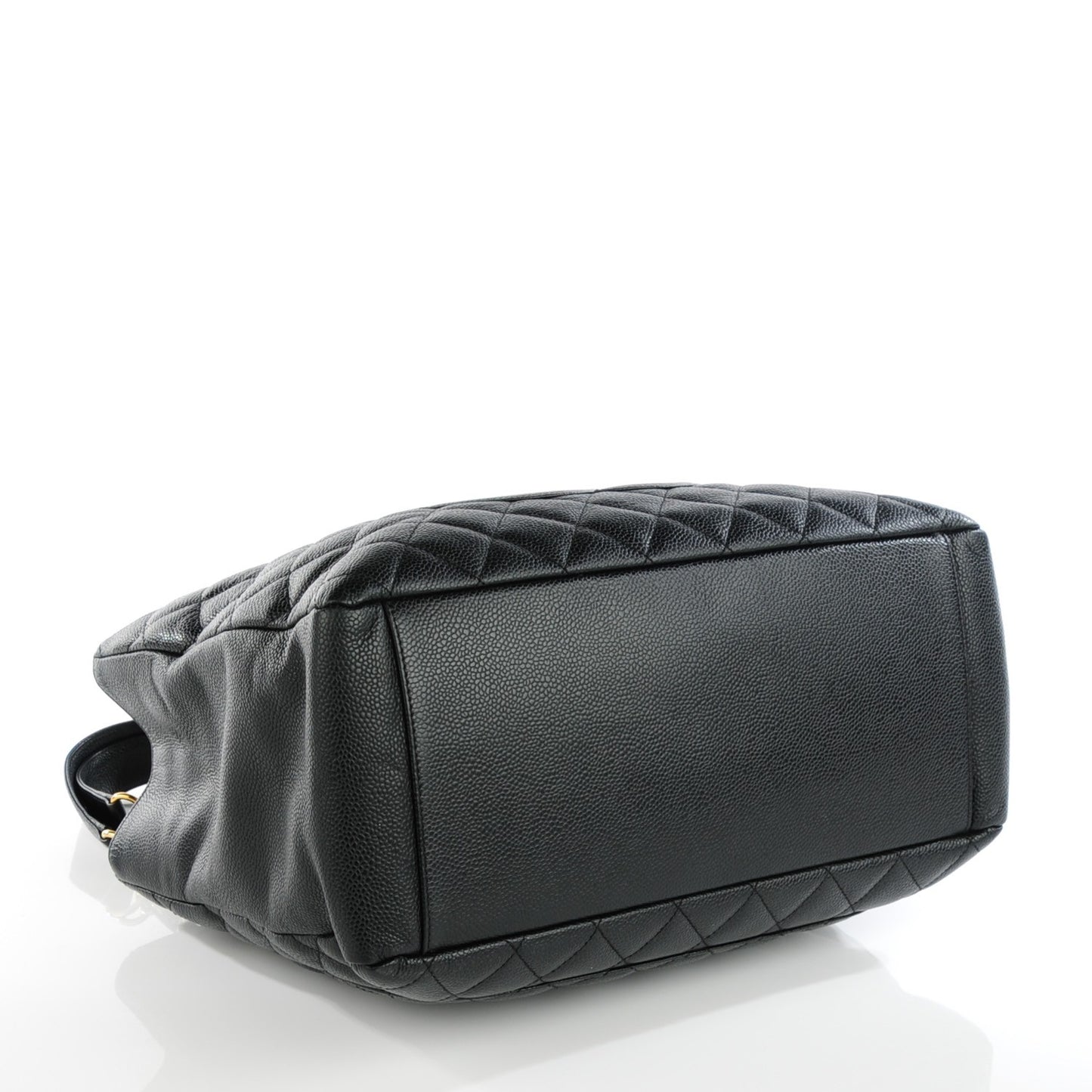 Caviar Quilted Grand Shopping Tote GST Black