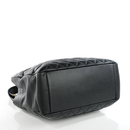 Chanel Caviar Quilted Grand Shopping Tote GST Black 4 of 7