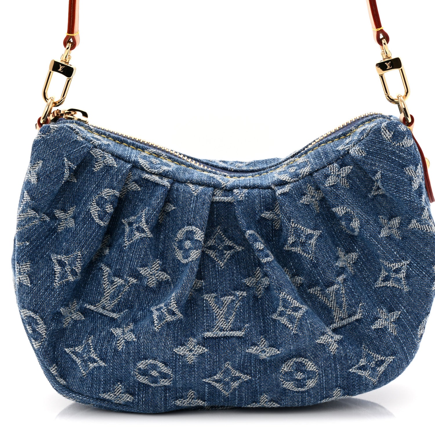 Louis Vuitton Monogram Denim Pochette Valley Blue 7 of 10