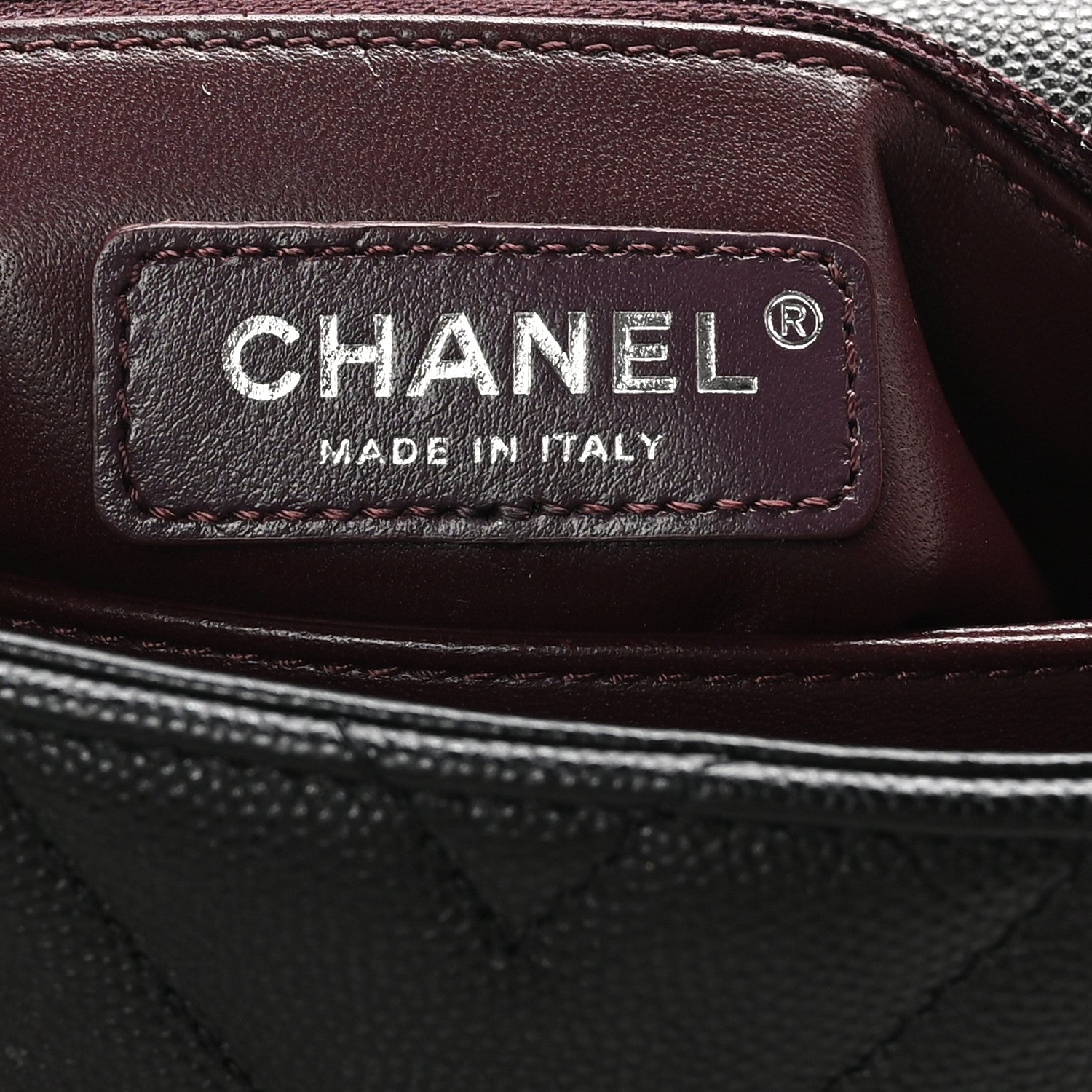 Chanel Caviar Chevron Quilted Mini Coco Handle Flap So Black 6 of 10