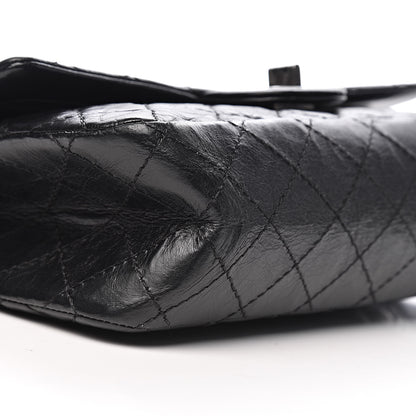 Chanel Aged Calfskin Quilted 2.55 Reissue 225 Flap Black 8 of 10