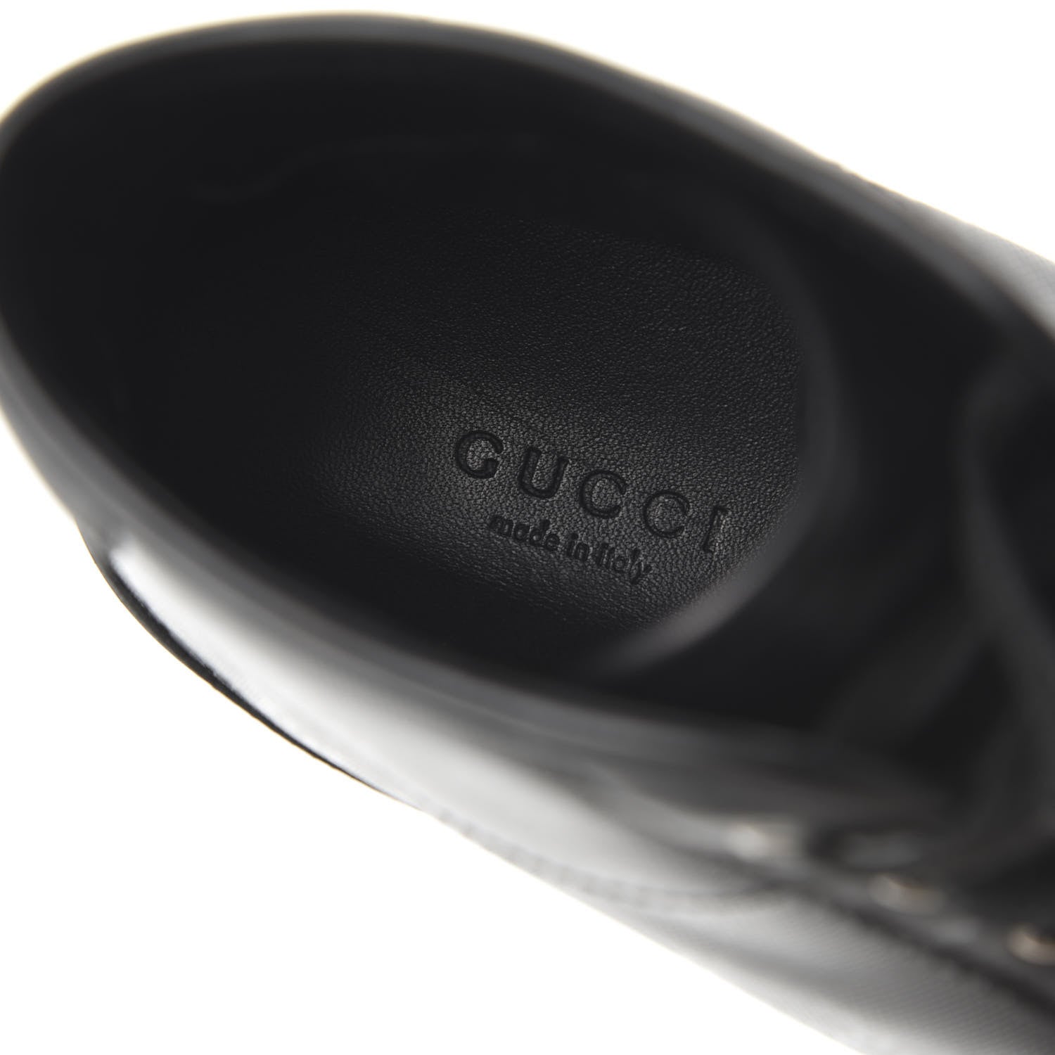 Gucci Imprime Monogram Womens High Top Sneakers 37.5 Black 7 of 8