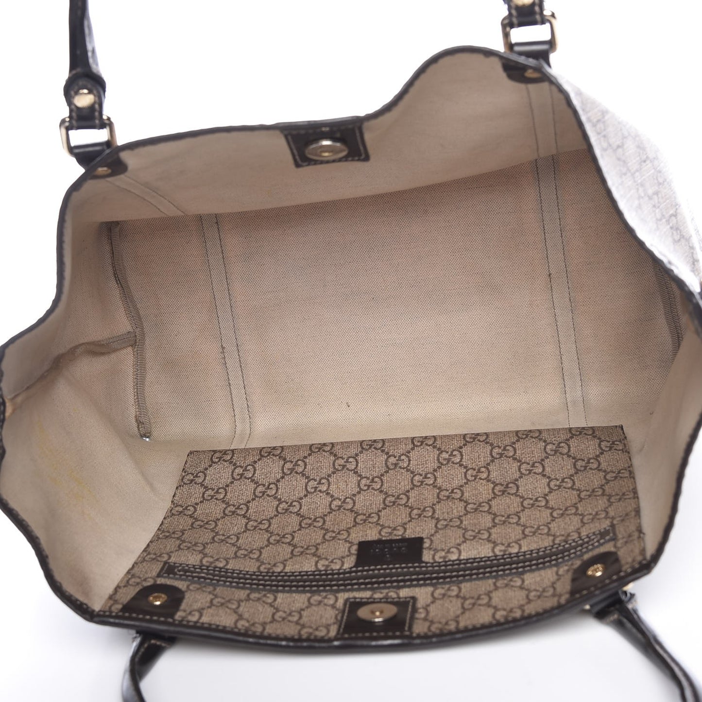 GG Plus Monogram Tattoo Heart Medium Joy Tote Ebony