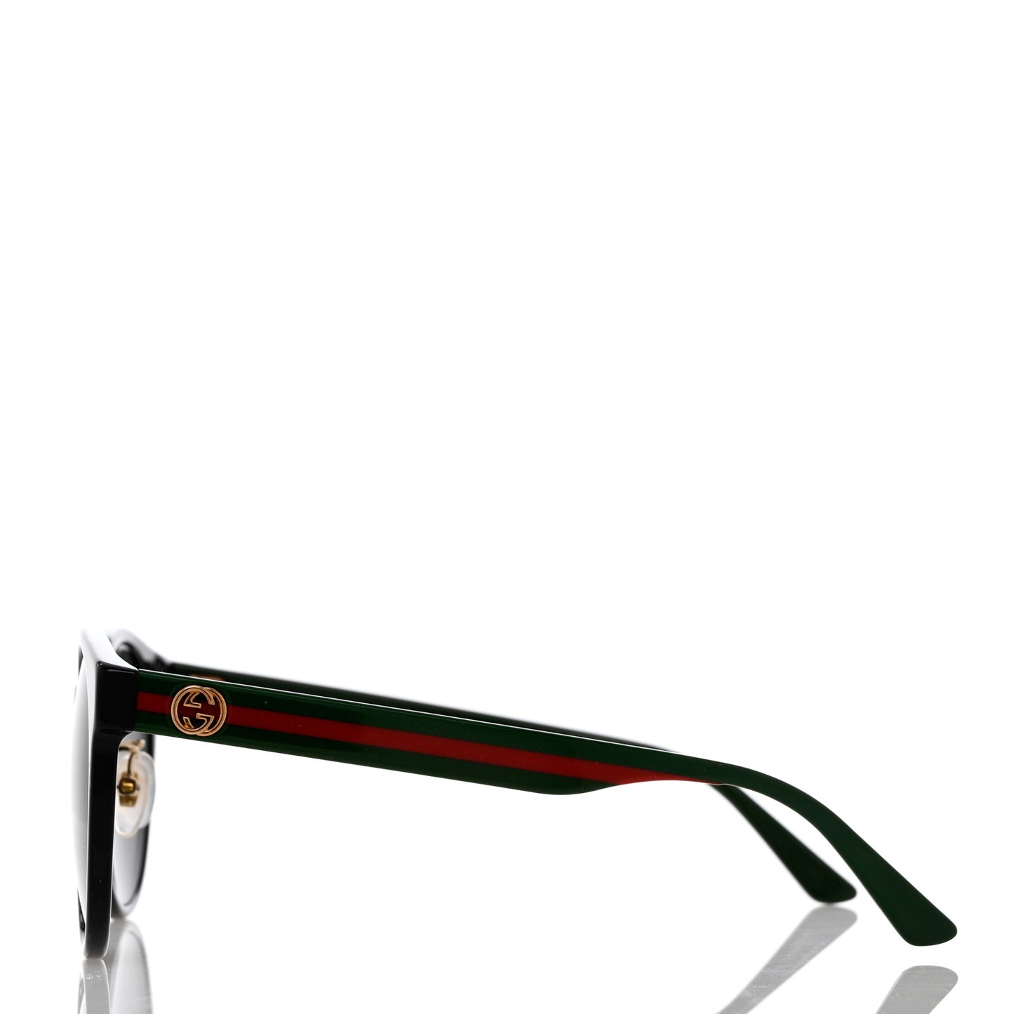 Acetate GG Web Round Eye Sunglasses GG0854SK Black
