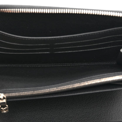 Louis Vuitton Epi Zippy Organizer Wallet Black 6 of 11