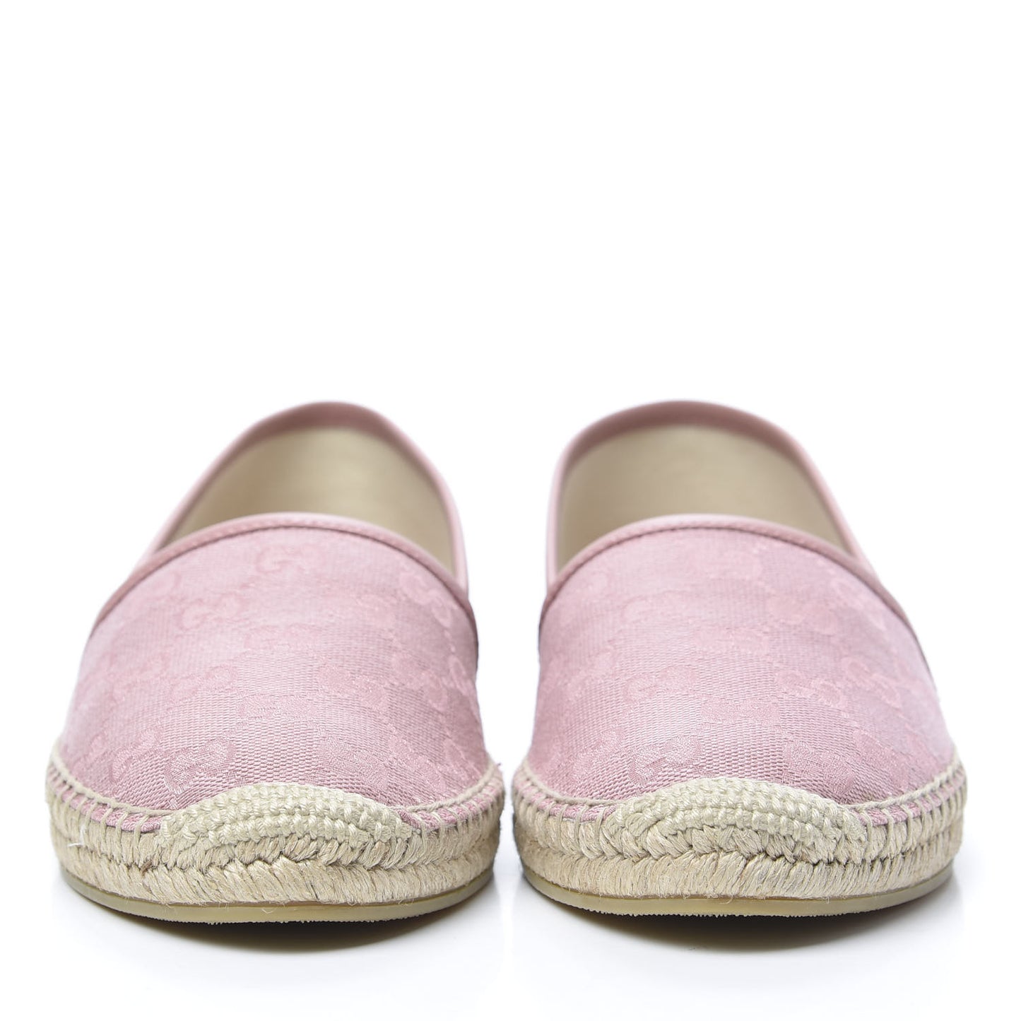 Monogram Espadrilles 38.5 Soft Pink