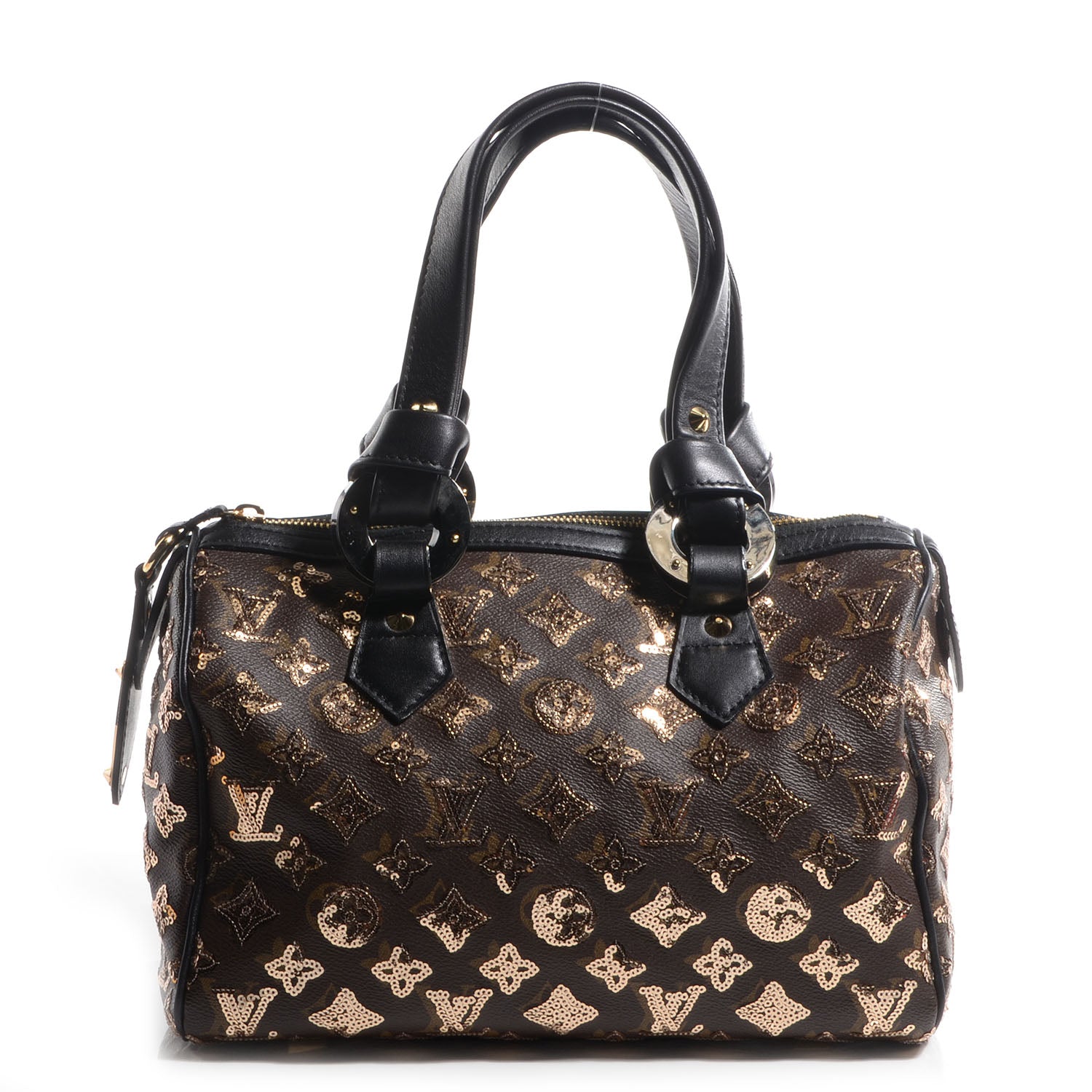 Louis Vuitton Monogram Sequins Eclipse Speedy 28 Gold 1 of 9