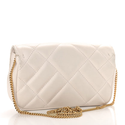 Versace Nappa Barocco Quilted Vanitas Crossbody White 2 of 9