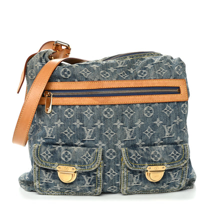Louis Vuitton Denim Baggy GM Blue 1 of 12
