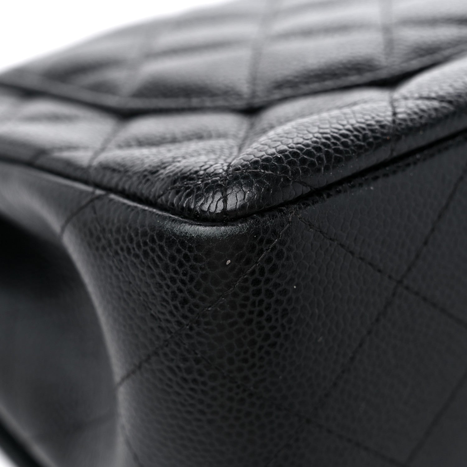 Chanel Caviar Quilted Jumbo Double Flap Black 10 of 15