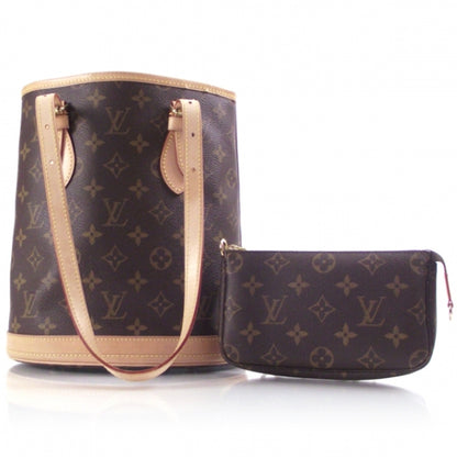 Louis Vuitton Monogram Petit Bucket 23 1 of 11