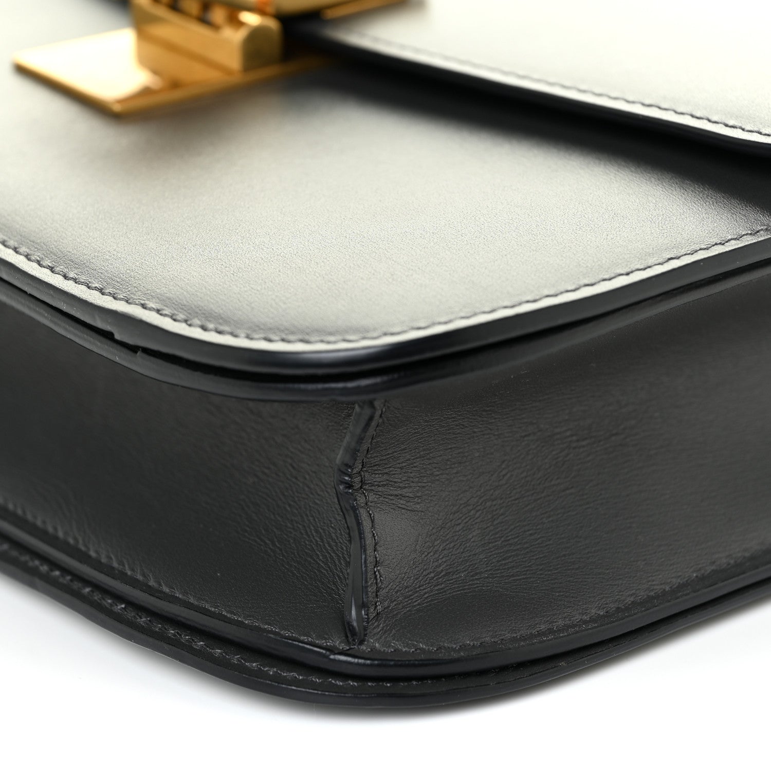 Celine Box Calfskin Medium Classic Box Flap Bag Anthracite 11 of 15