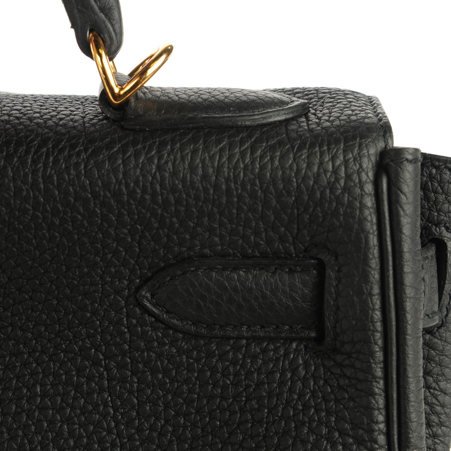 Hermes Togo Kelly Retourne 32 Black 11 of 19