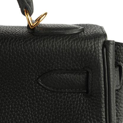 Hermes Togo Kelly Retourne 32 Black 11 of 19
