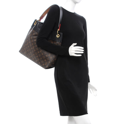 Louis Vuitton Monogram Tuileries Hobo Black 2 of 8
