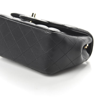 Chanel Lambskin Quilted Mini Square Flap Black 7 of 10