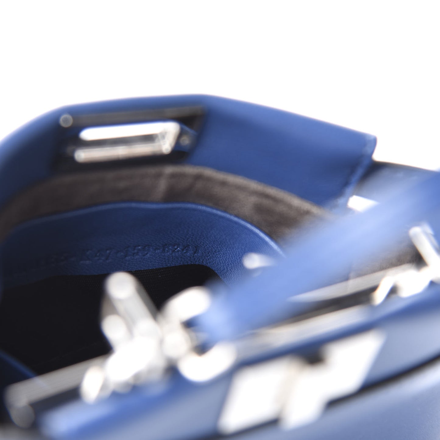 Shiny Nappa Micro Peekaboo Iconic Satchel Iris