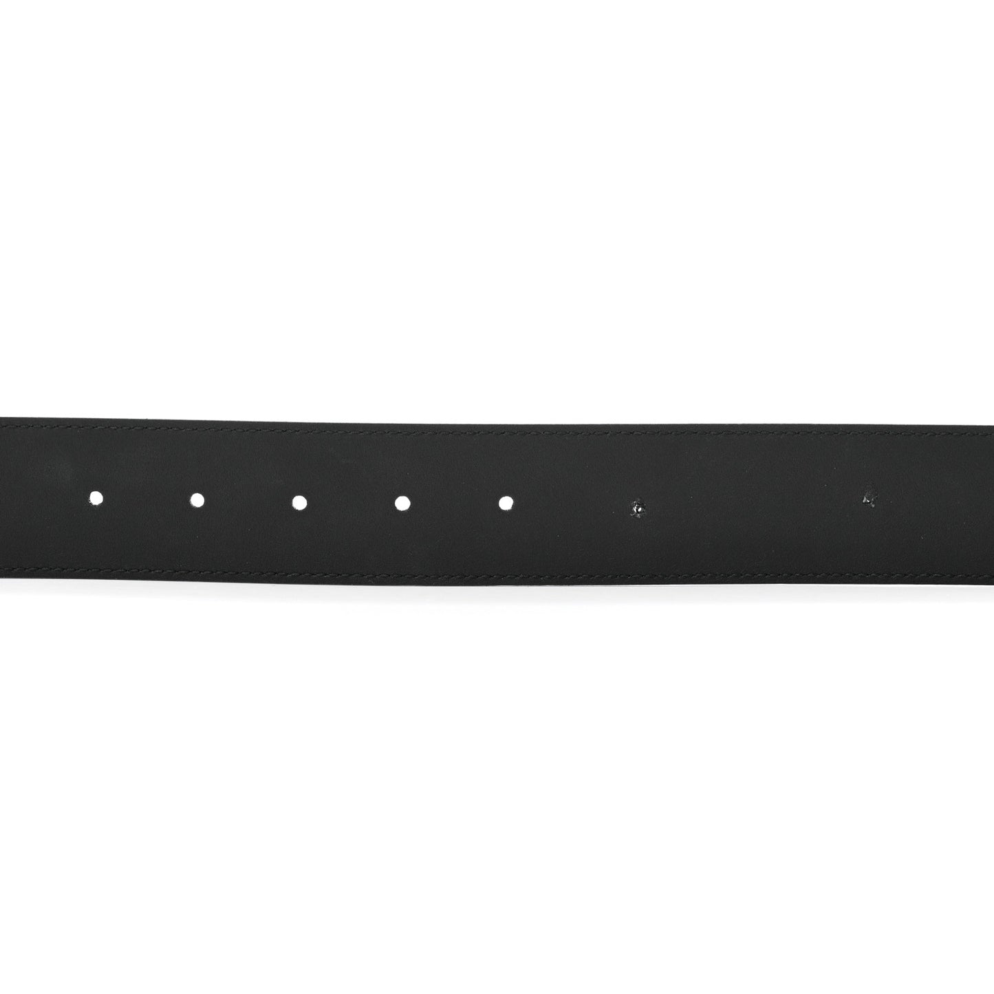 Textured Dollar Calfskin Double G 40mm Belt 90 36 Black
