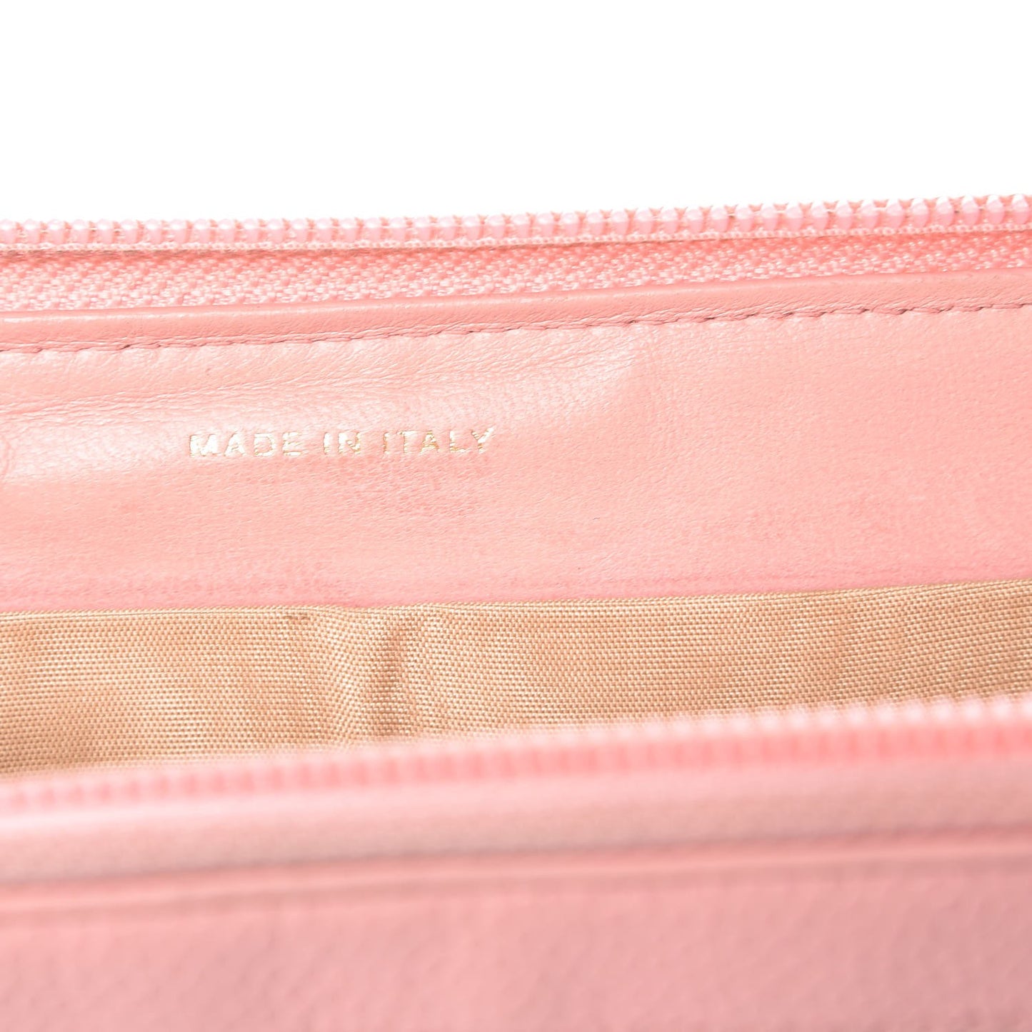 Caviar CC Timeless Large Zip Around Wallet Pink