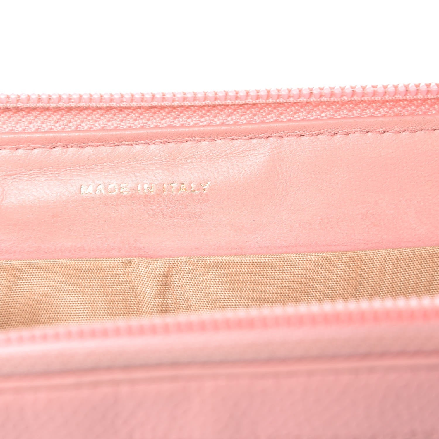 Chanel Caviar CC Timeless Large Zip Around Wallet Pink 7 of 15