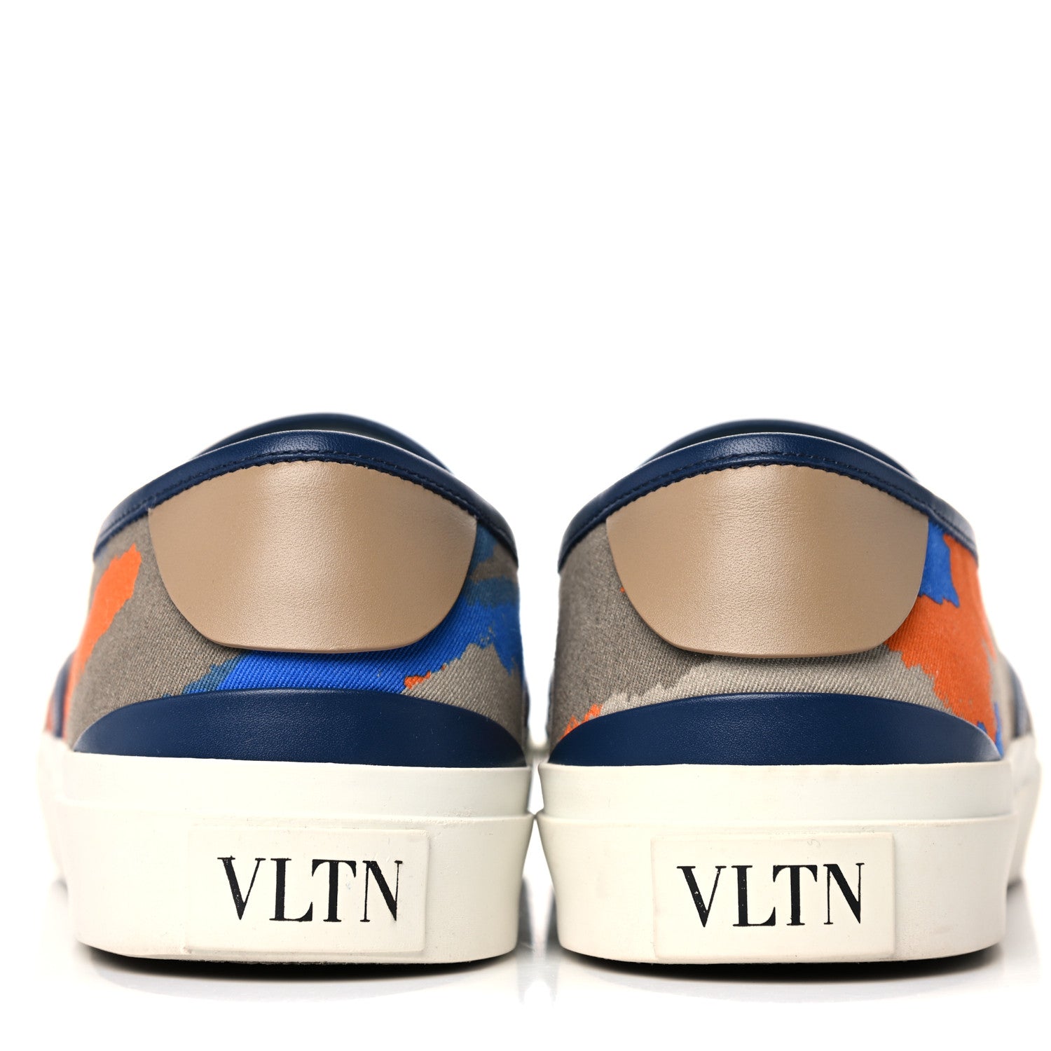 Valentino Garavani Canvas Camouart Womens Slip On Sneakers 41 Multicolor 9 of 13