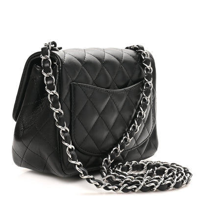 Chanel Lambskin Quilted Mini Square Flap Black 3 of 10