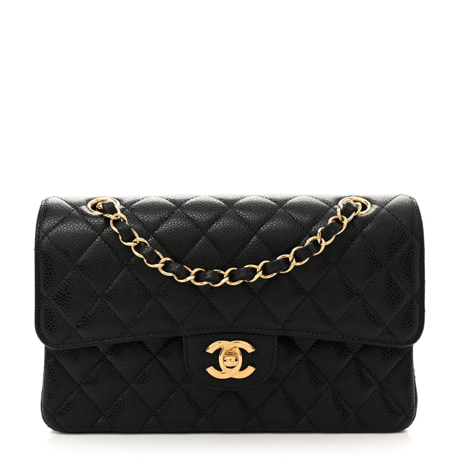 Chanel Caviar Quilted Small Double Flap Black 1 of 11