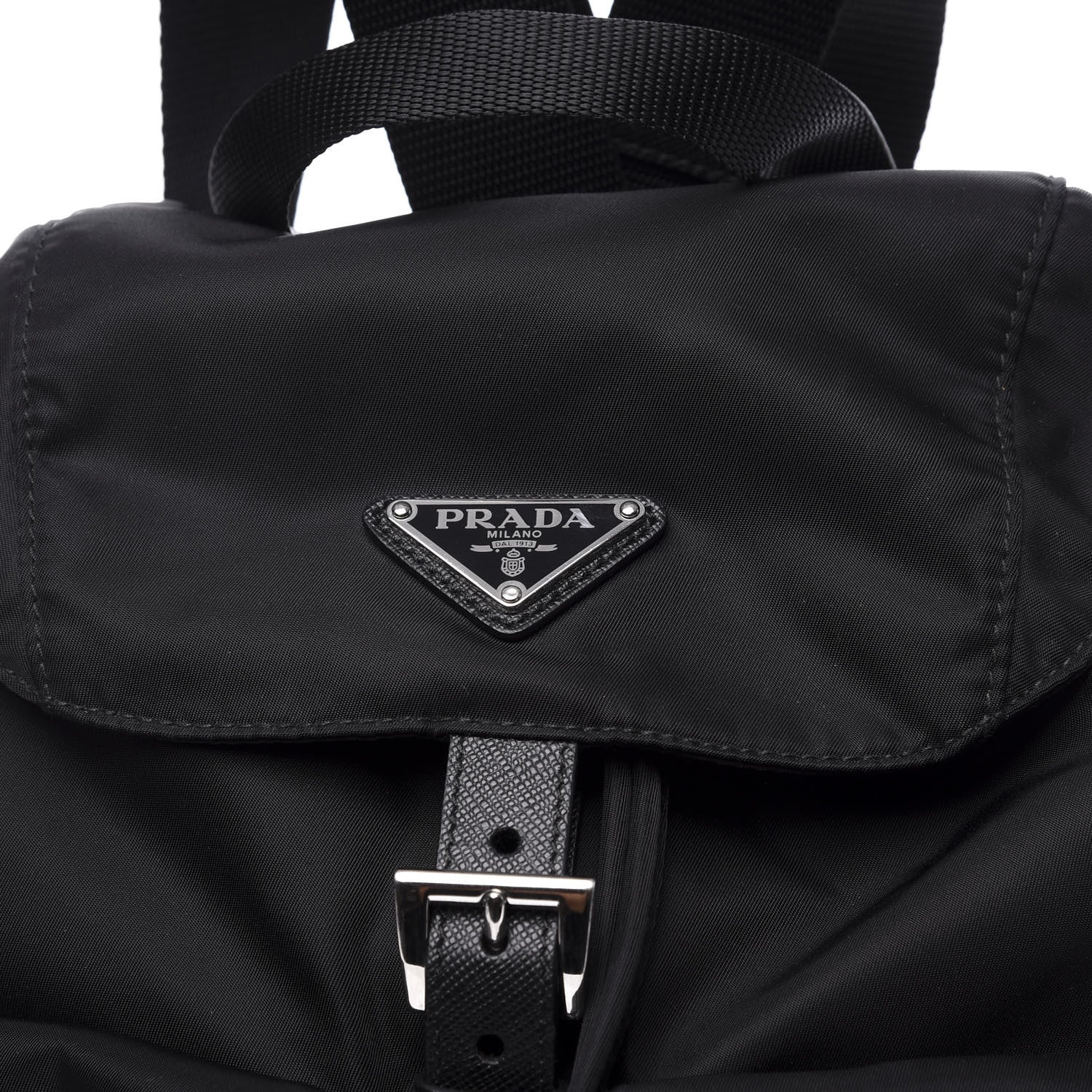 Prada Tessuto Nylon Vela Small Backpack Black 9 of 9