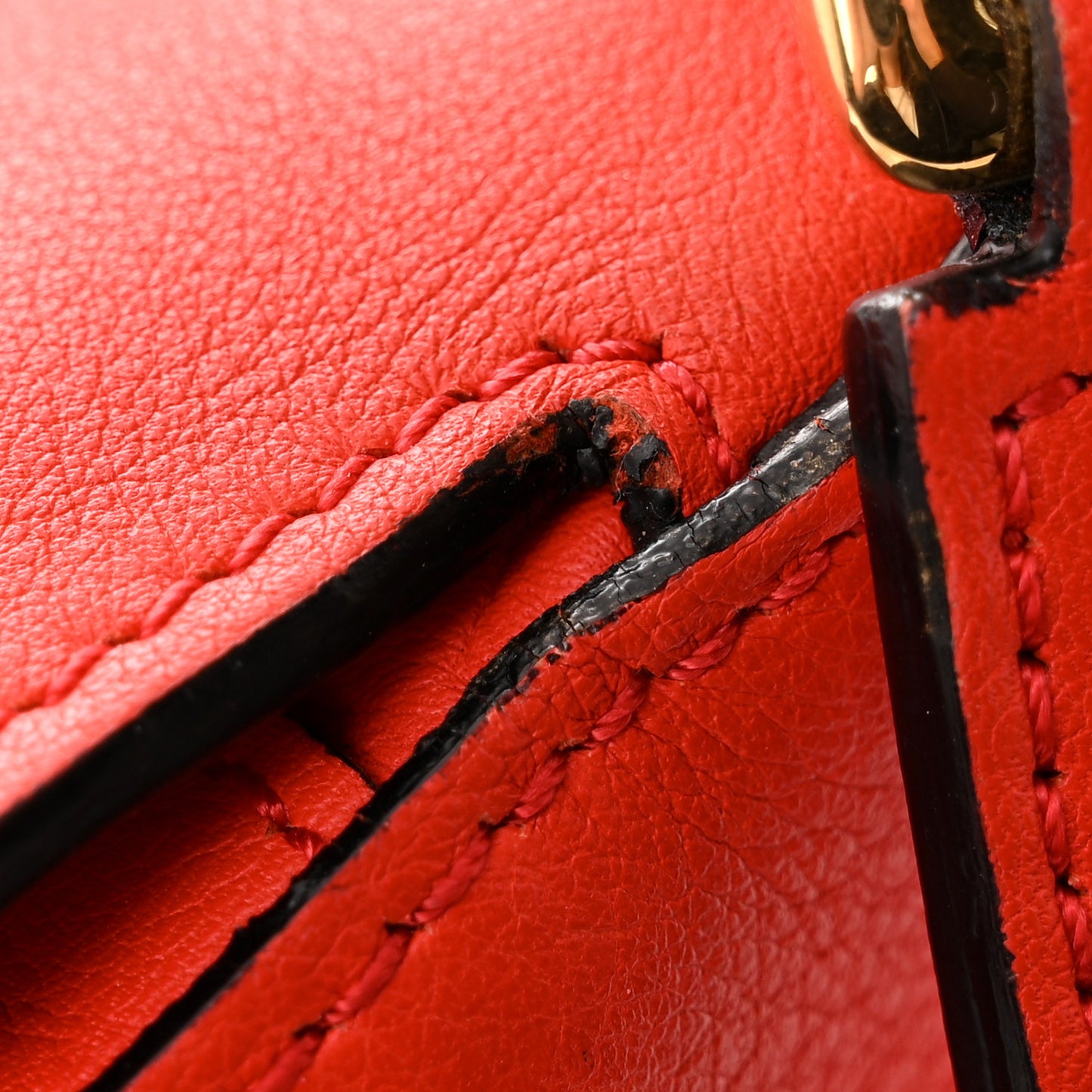 Calfskin Medium Puzzle Bag Scarlet