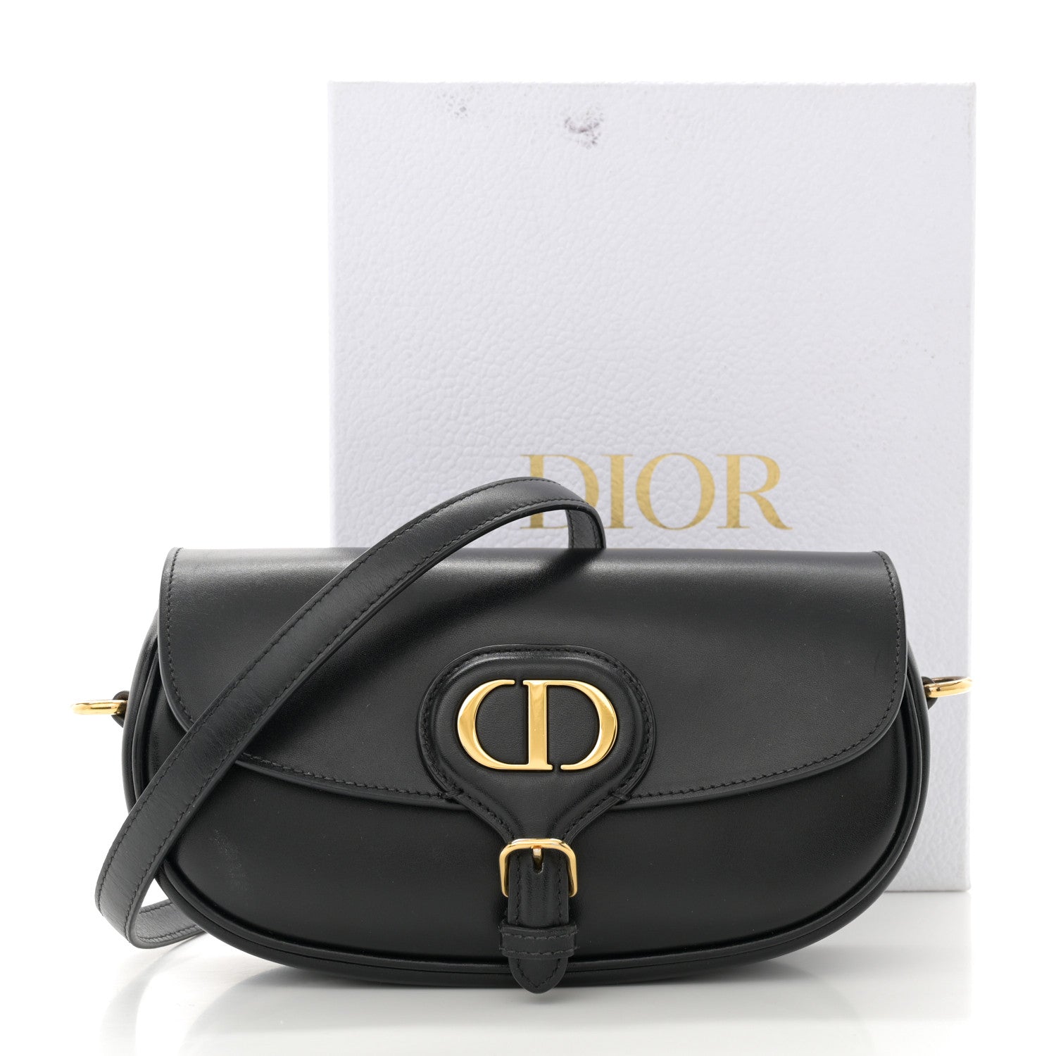 Christian Dior Box Calfskin East West Bobby Bag Black 14 of 14
