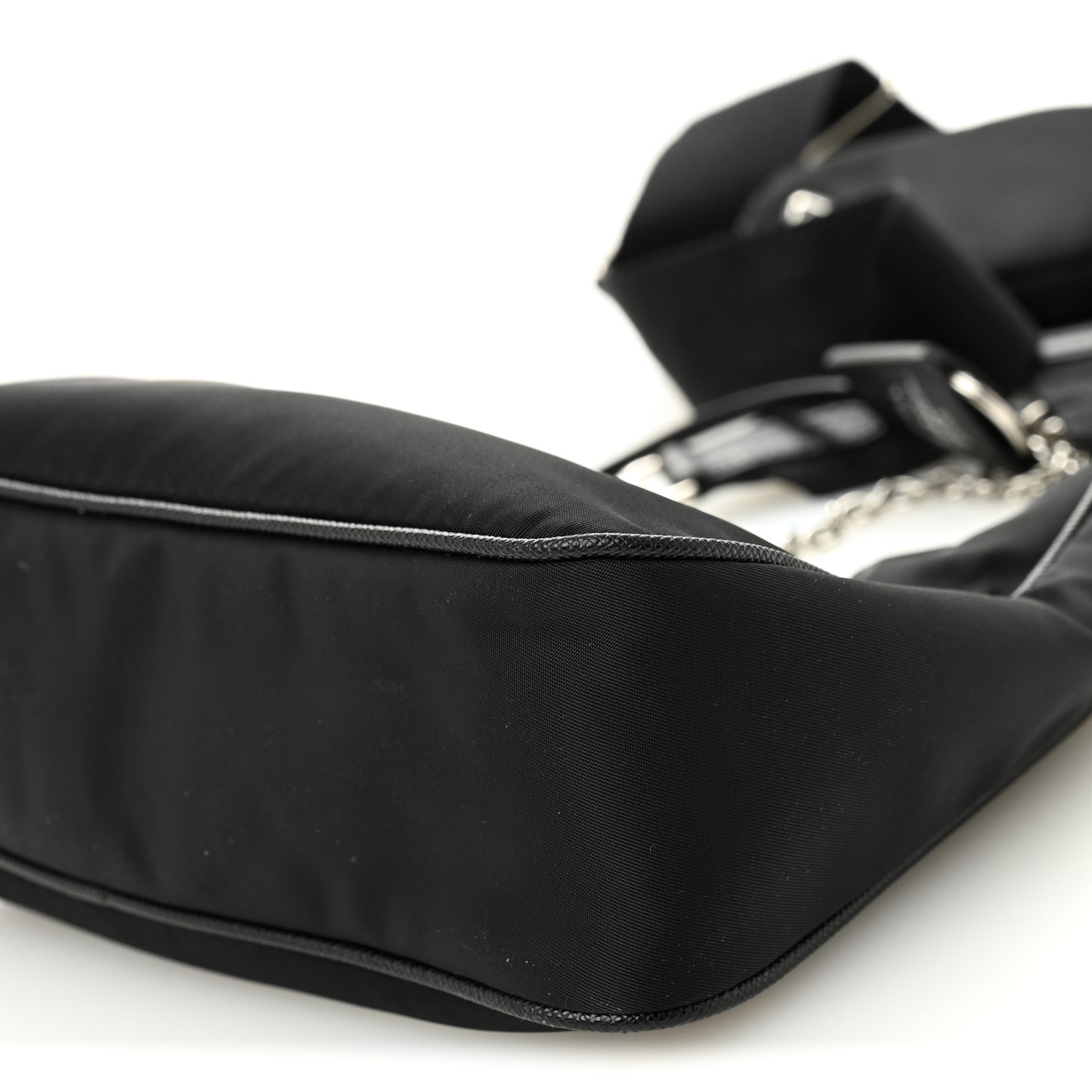 Re-Nylon Saffiano Re-Edition 2005 Shoulder Bag Black