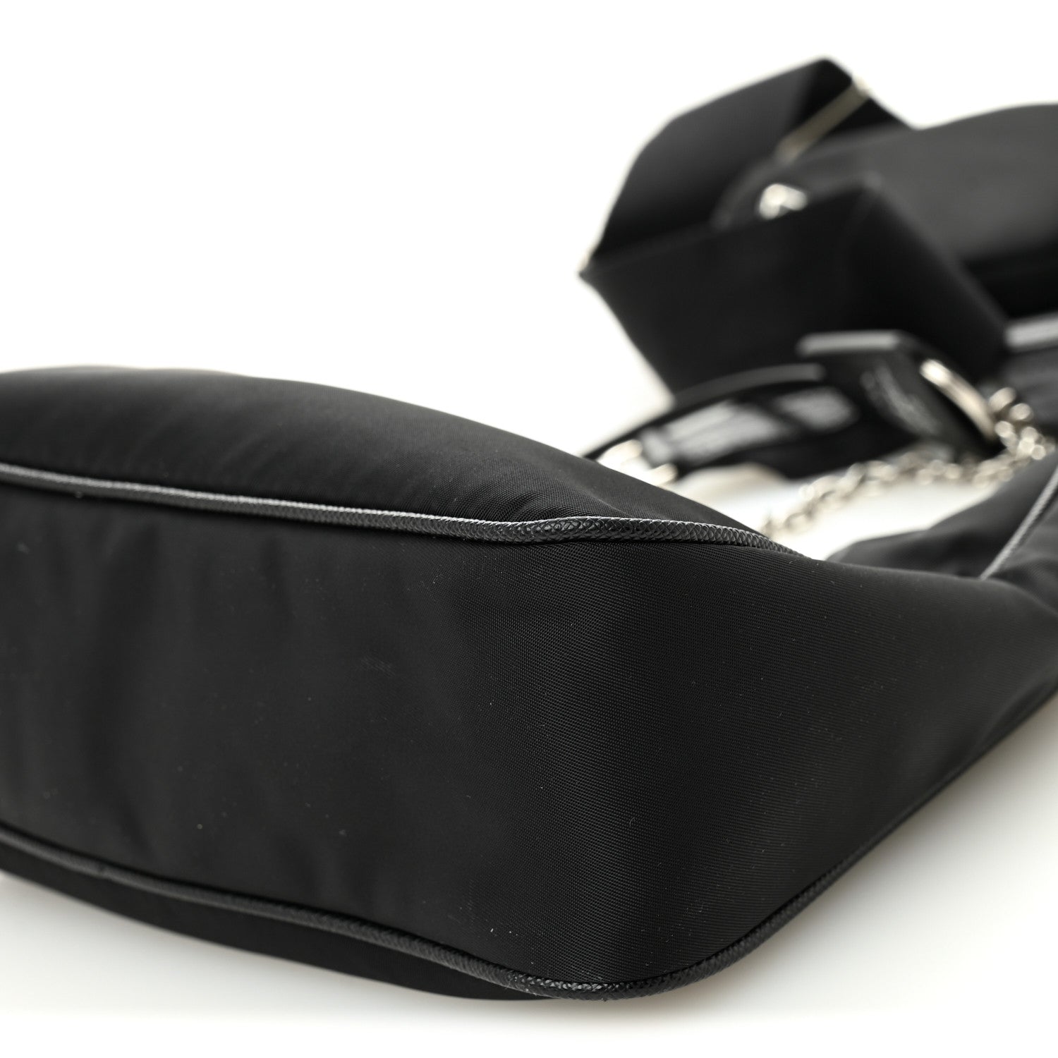 Prada Re-Nylon Saffiano Re-Edition 2005 Shoulder Bag Black 10 of 11