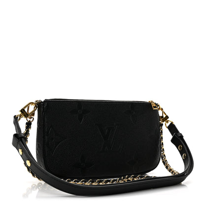 Louis Vuitton Empreinte Monogram Giant Multi Pochette Accessories Black 3 of 12