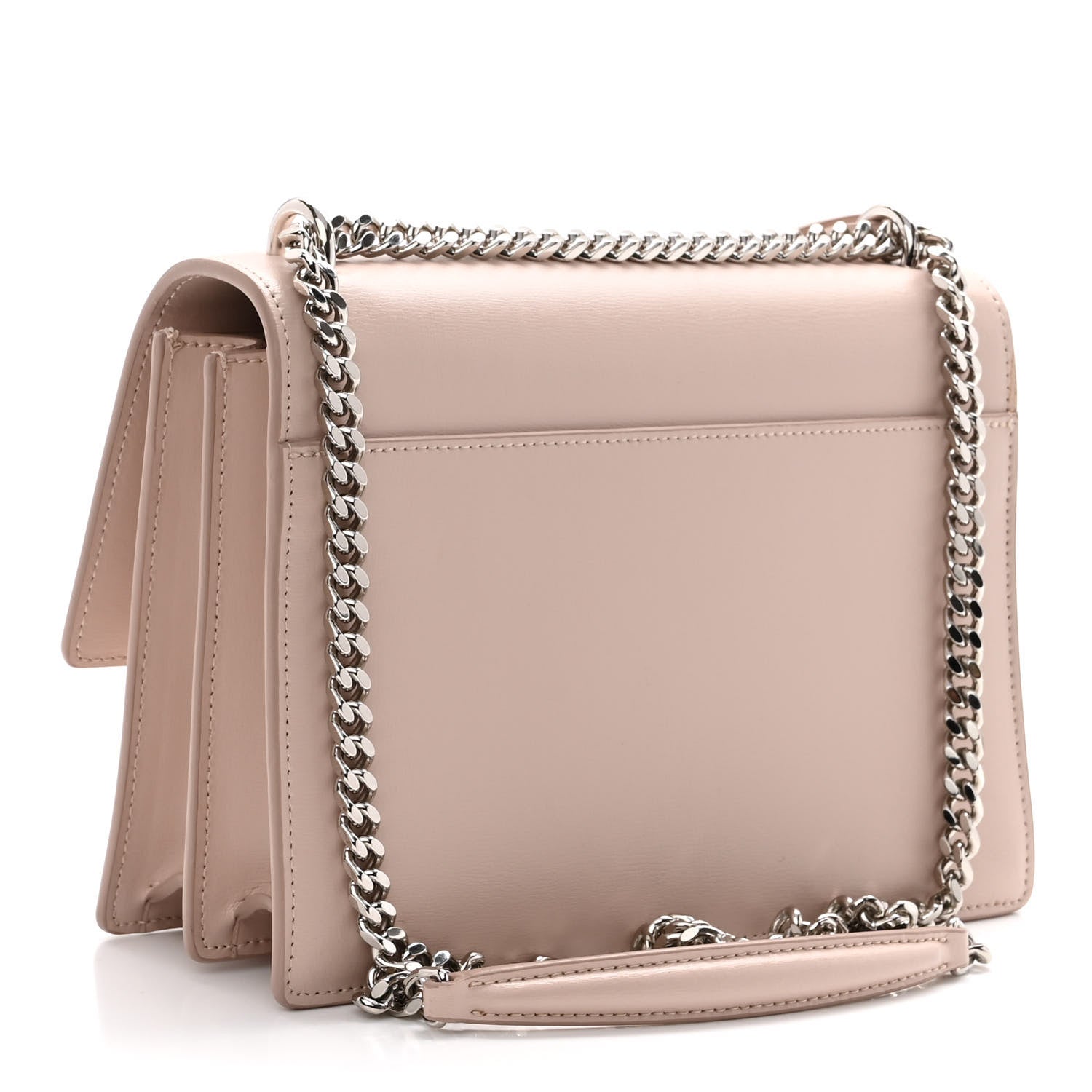 Saint Laurent Calfskin Medium Monogram Sunset Marble Pink 3 of 10