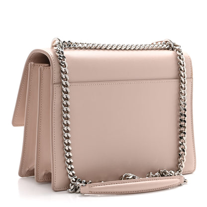 Saint Laurent Calfskin Medium Monogram Sunset Marble Pink 3 of 10