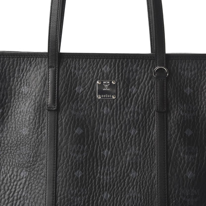 MCM Visetos Toni Shopper Tote Black 10 of 10
